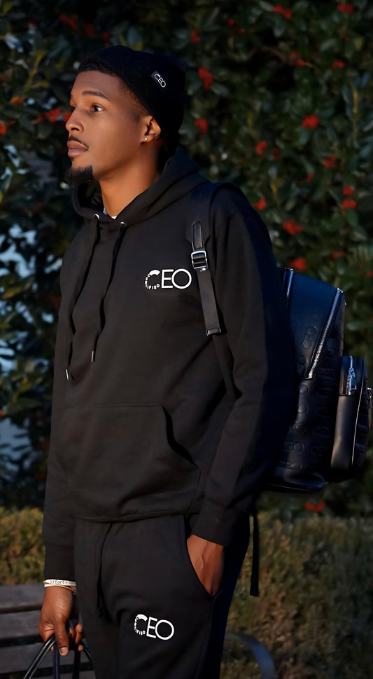 Certified CEO Clothing Black Jogger Set