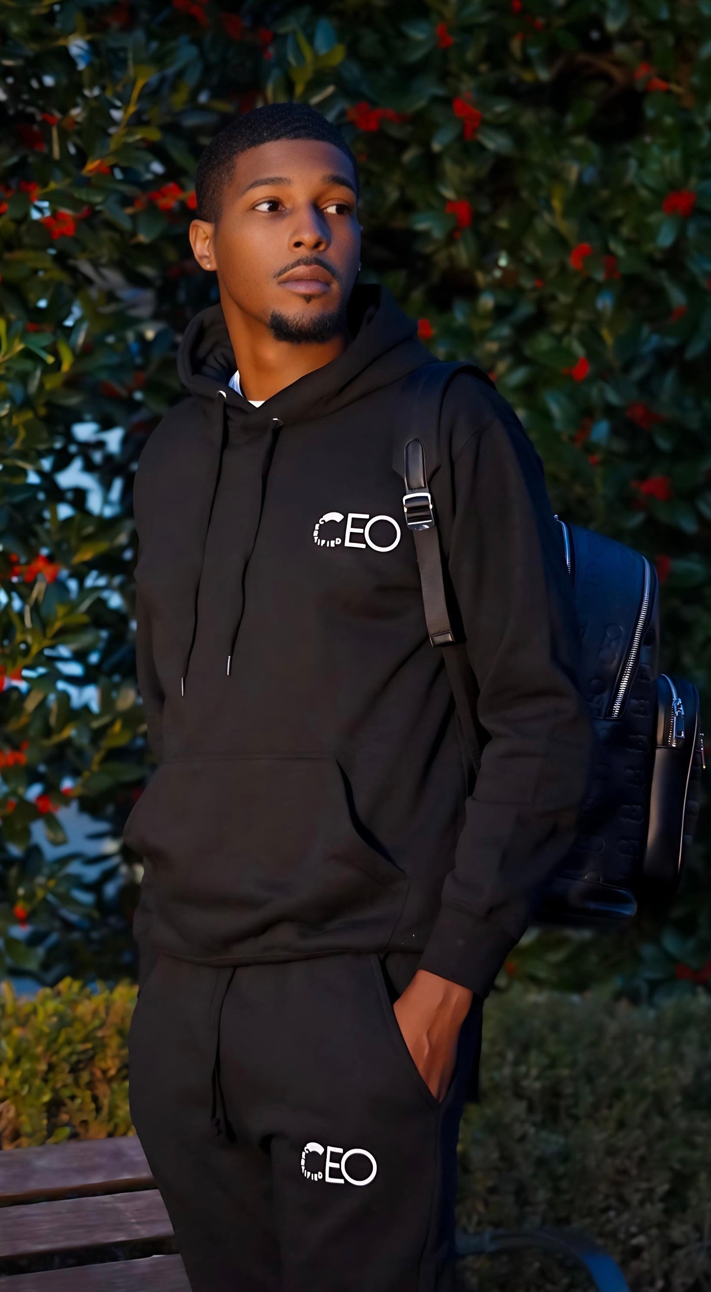 Certified CEO Clothing Black Jogger Set